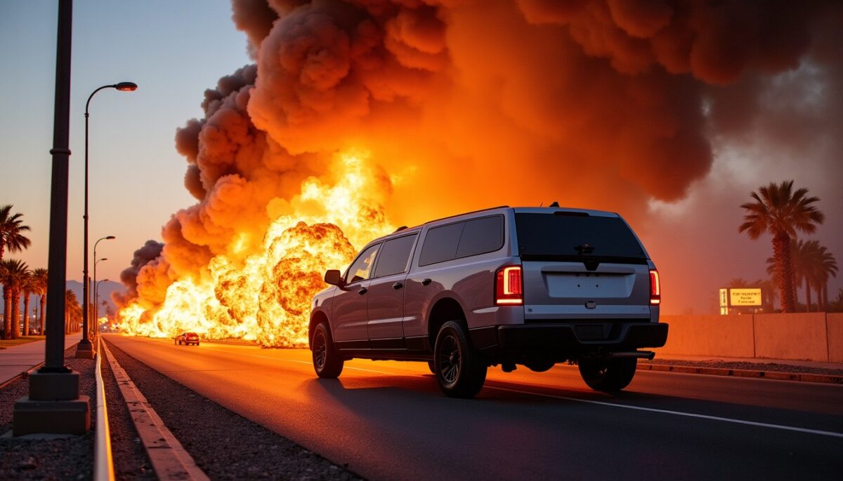 L&rsquo;explosion tragique d&rsquo;un Cybertruck à la Trump Tower de Tesla à Vegas : une métaphore saisissante pour 2025