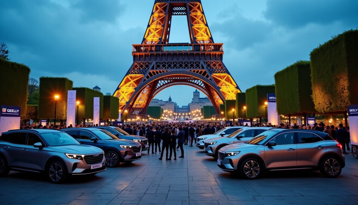 Village GEELY : Plongée au cœur du lancement événementiel emblématique au pied de la Tour Eiffel