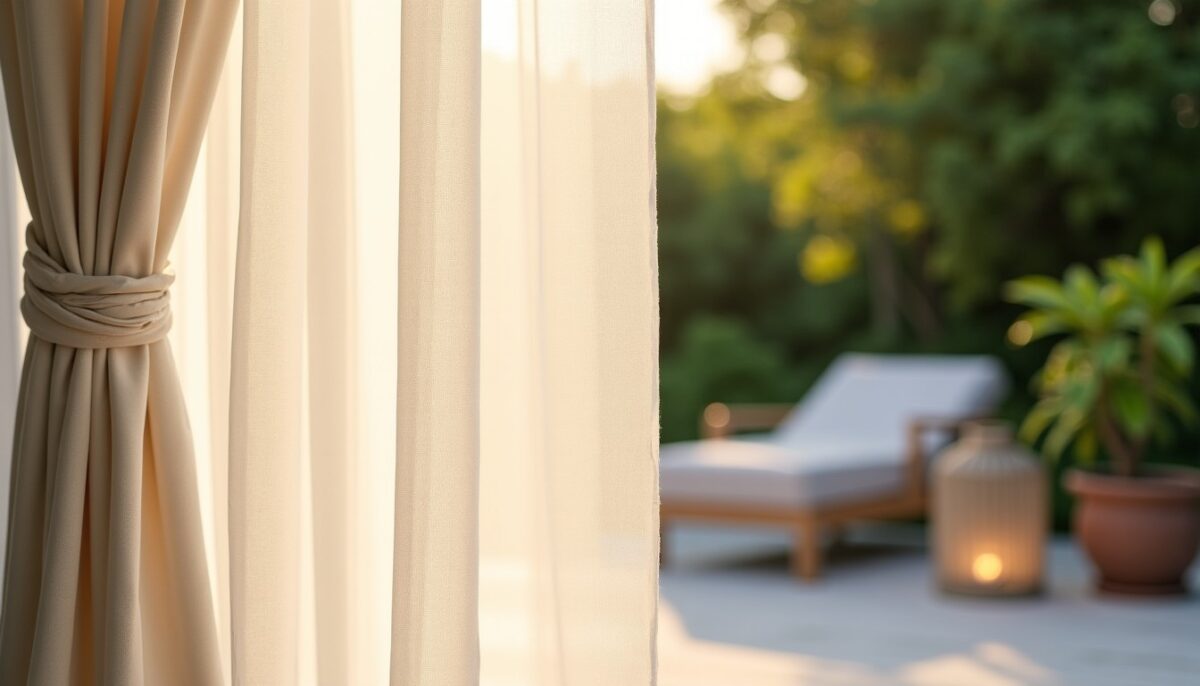 Rideau extérieur : transformez votre terrasse en un havre de paix intime et élégant